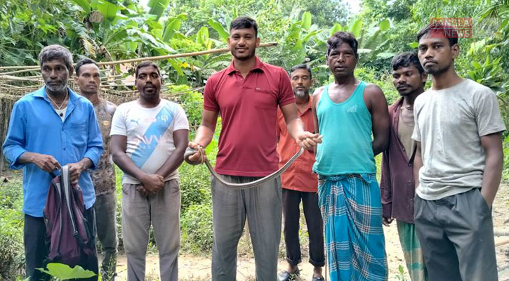 প্রাণে বেঁচে গেল ‘দুধরাজ’ সাপ 
